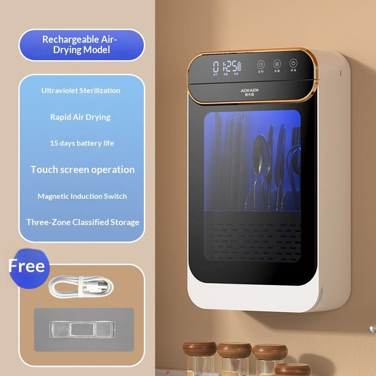 Kitchen Chopstick Holder with UV Disinfection